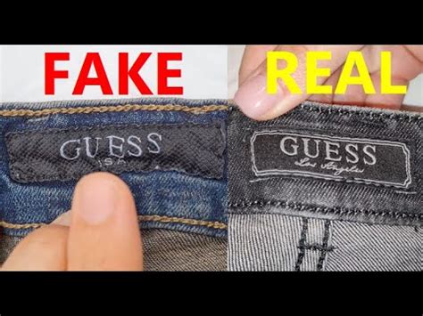 how to spot fake guess clothing|how to check if a guess item is real.